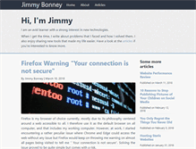 Tablet Screenshot of jimmybonney.com